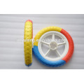 12'' EAV solid foam wheel , plastic rim ,children car wheel .Baby carriage wheels ,baby child bike wheel